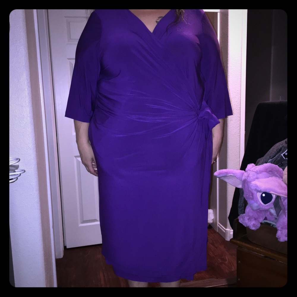 Purple dress